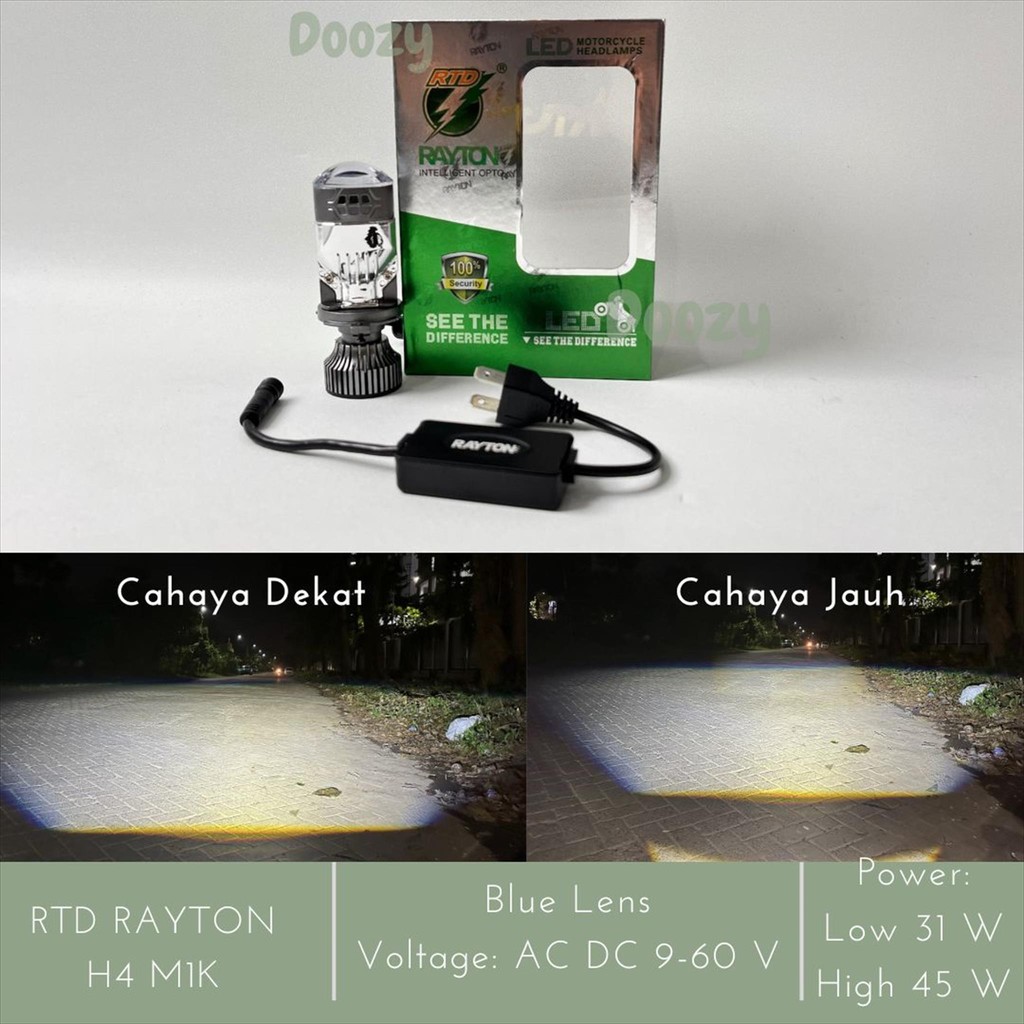 RTD RAYTON M1K - H4 H4 ไฟหน้า Led