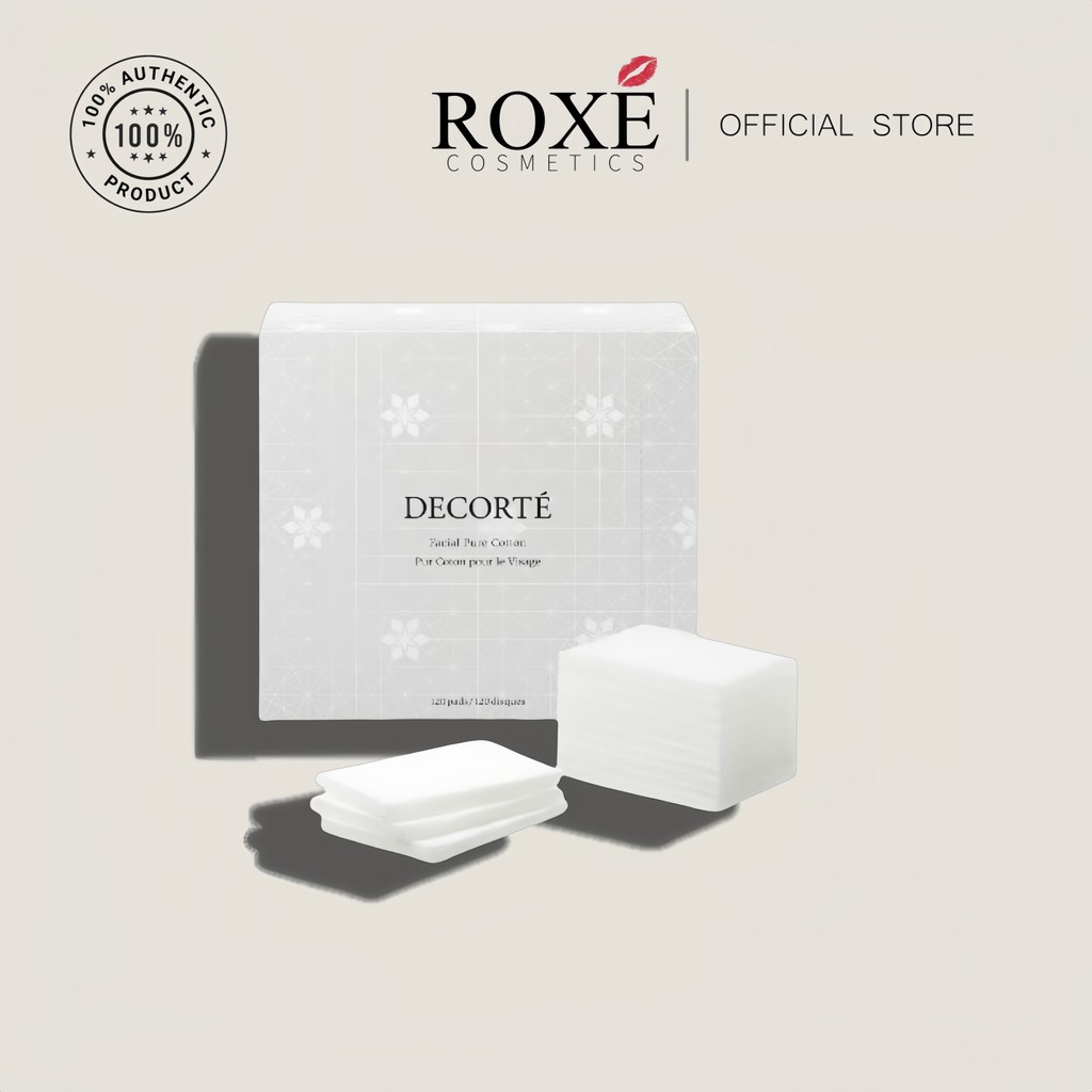 Decorte Facial Pure Cotton 120 ชิ้น
