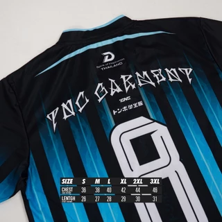 เสื้อกีฬาพิมพ์ลาย เสื้อบอล ผ้าไมโครโพลีเอสเตอร์ ออกกำลังกาย Sport A18