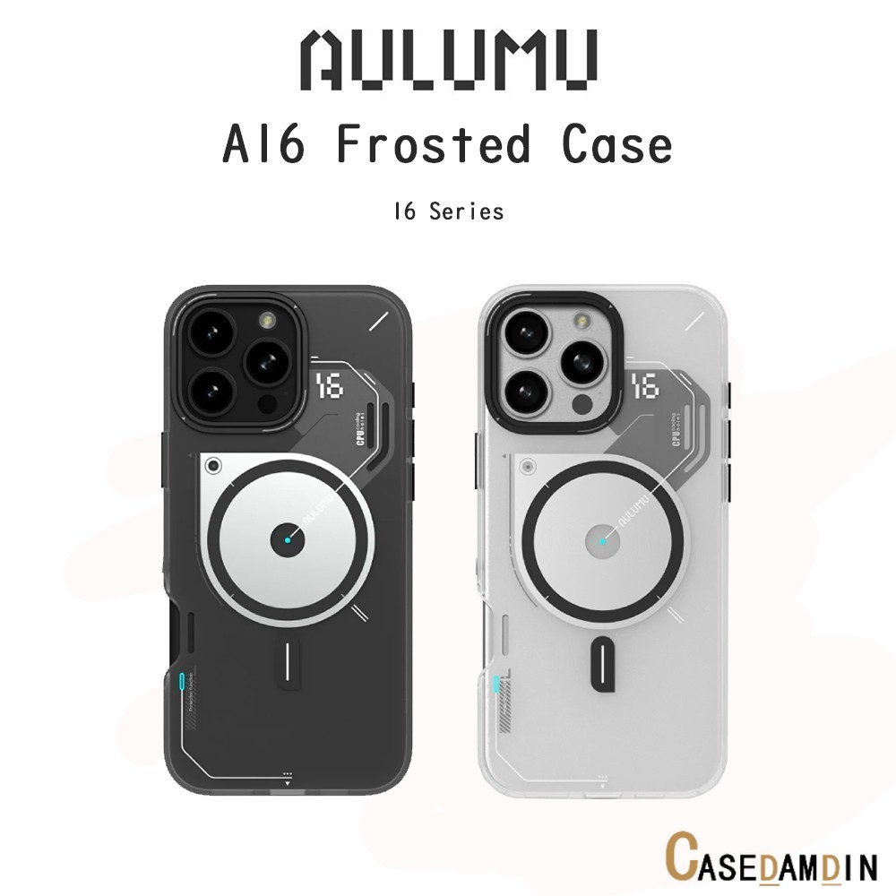 Aulumu A16 Frosted Case เคสโปร่งแสงกันกระแทกระดับ1.5เมตรเกรดพรีเมี่่ยม เคสสำหรับ iPhone16Pro/16Proma