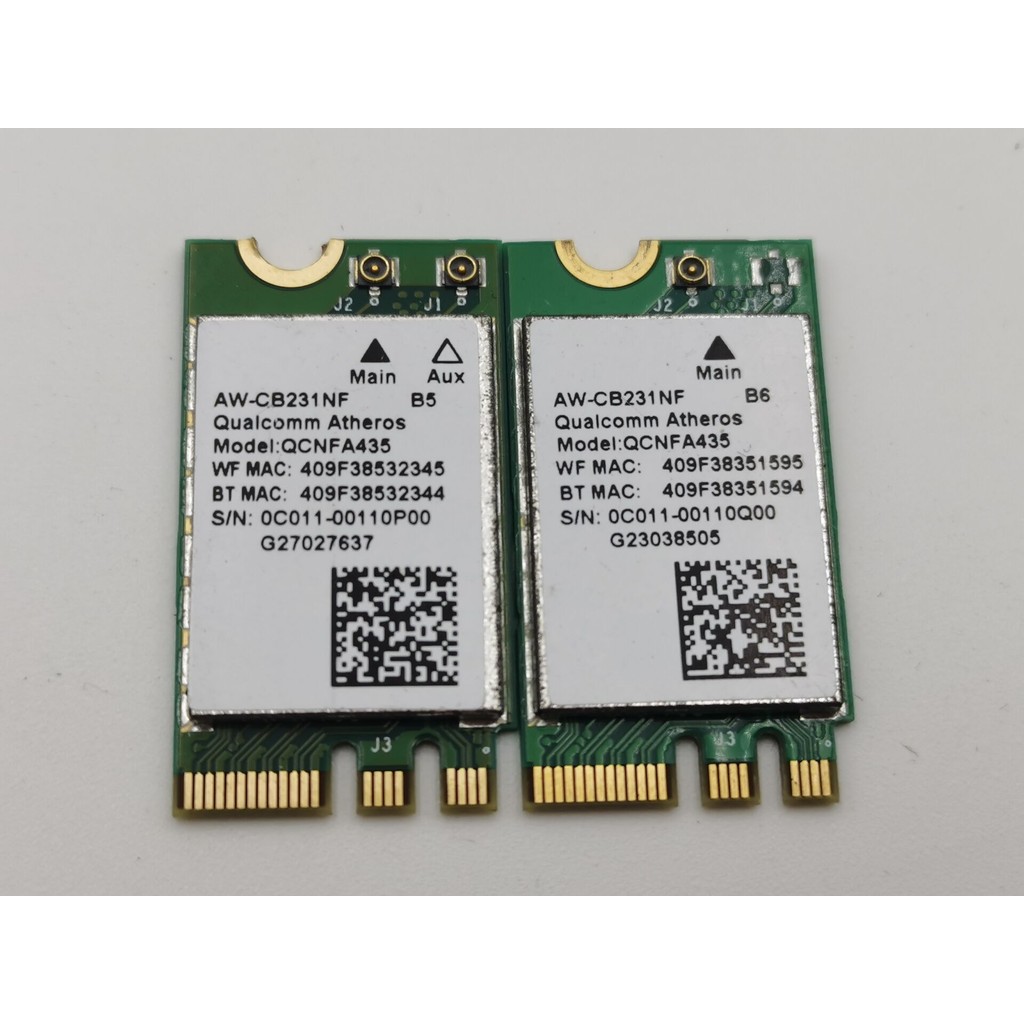 AW-CB231NF QCNFA435 QCA9377 Dual Band AC433M การ์ดเครือข่ายไร้สาย + 4.0 บลูทูธ