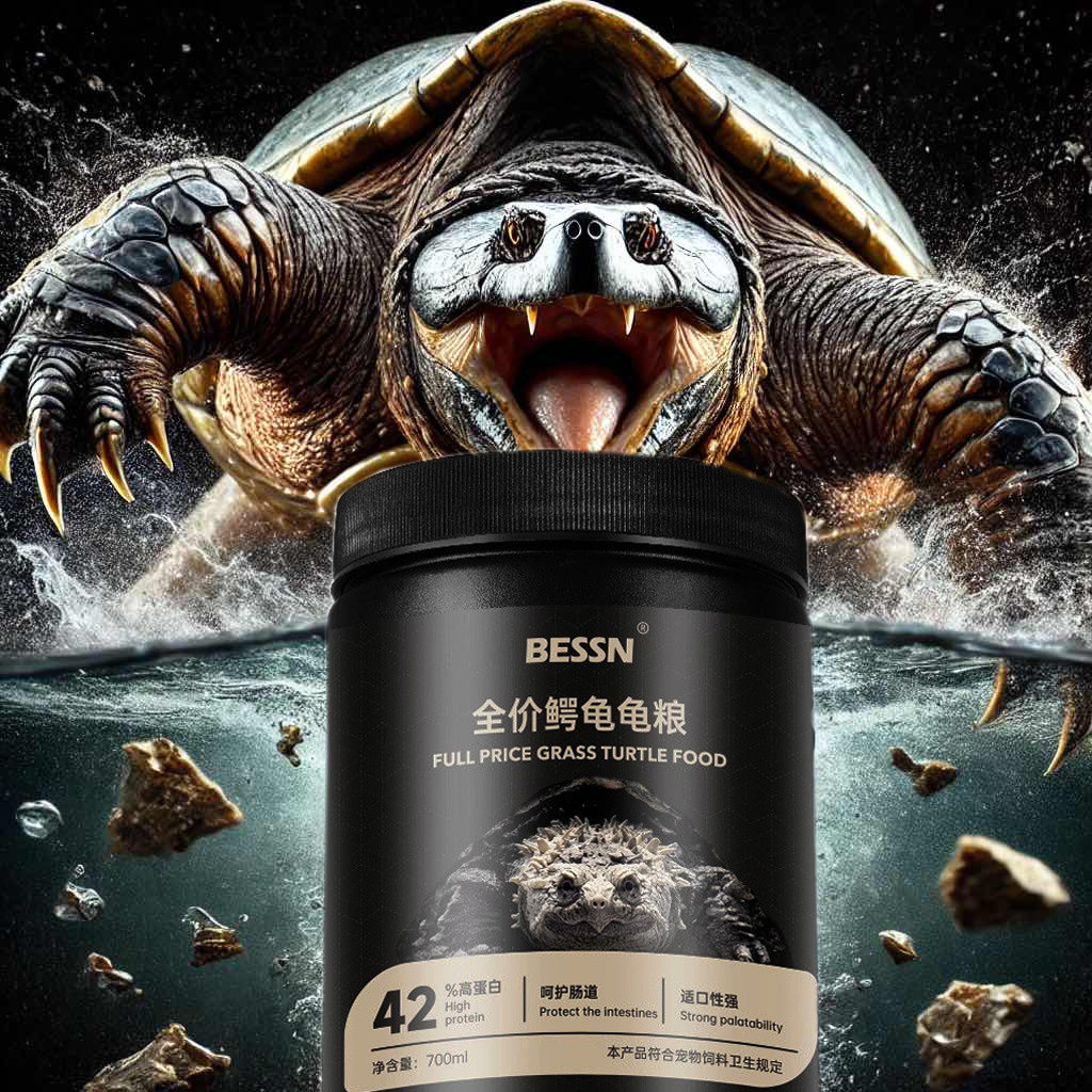 BESSN Snapping Turtle Food Feed North American Small Snapping Turtle Bursting Magazine Snapping Turt