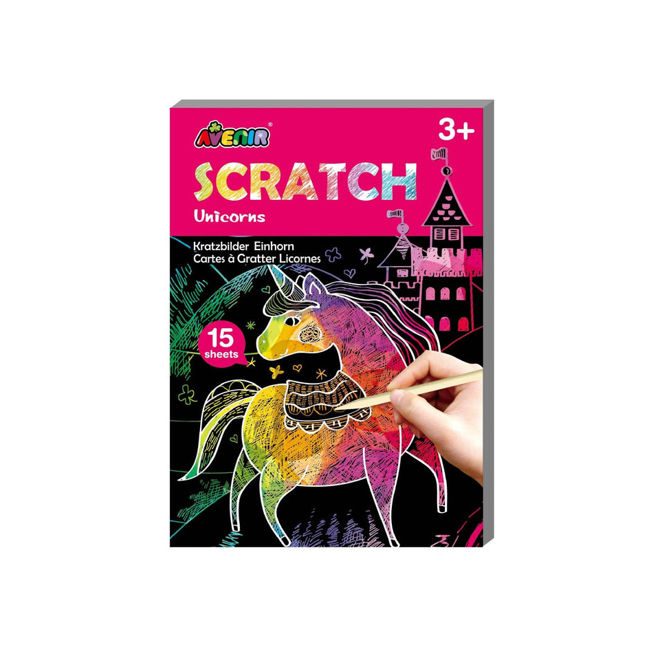 Avenir - Mini Scratch Book - ยูนิคอร์น