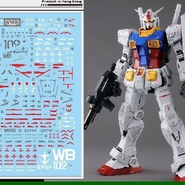 20250805 DL DALIN รูปลอกสไลด์น้ํา PG 1/60 RX78 RX-78-2 2.0 PGU DLP18