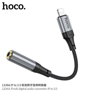 HOCO LS36 หัวแปลงหูฟัง Type-C & USB & iOS เป็น Aux 3.5mm รองรับ i15 / Pad ฟังเพลง คุยโทรศัพท์ได้ Audio Converter hc5