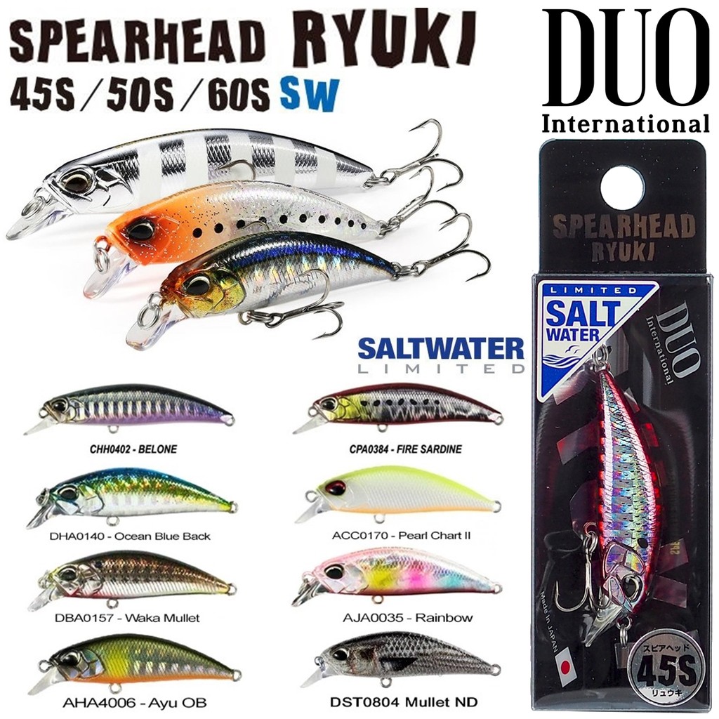 เหยื่อปลอม DUO SPEARHEAD RYUKI SW LIMITED 45S/50S/60S