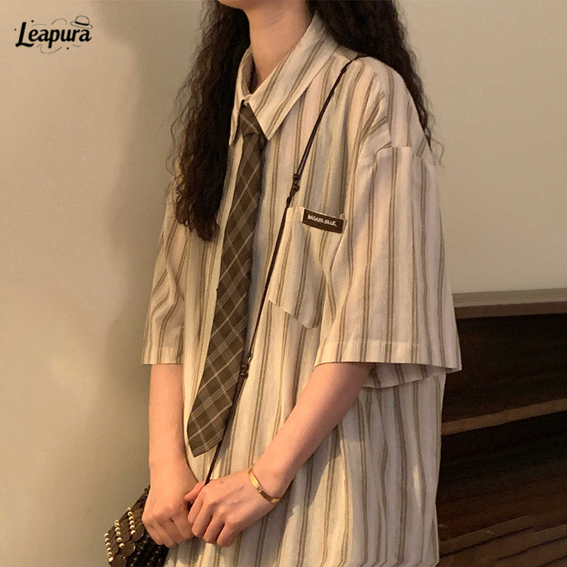 เนคไทแฟชั่นสำเร็จรูปนักเรียนJKวินเทจสไตล์ญี่ปุ่นเครื่องประดับสำหรับผู้ชายและผู้หญิง❤️Leapura - รูปที่ 4