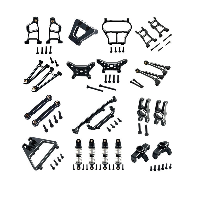 MJX สําหรับ มจกซ์ 1/14 14211 อาร์ซี รถอุปกรณ์เสริมโลหะอัพเกรดโช้คอัพสวิงอาร์มด้านหลังถ้วยอะไหล่