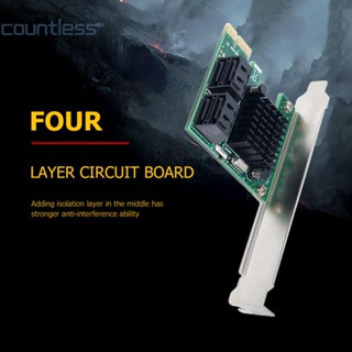 อะแดปเตอร์ขยาย PCI Express 1X เป็น SATA3.0 4 พอร์ต PCI-E X1 …