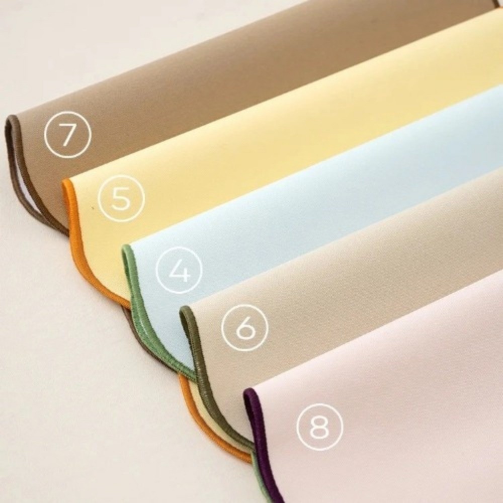 BENJMOORE Solid Place Mat,กันน้ํา Oil-Proof Dining Mat,Nordicรูปสี่เหลี่ยมผืนผ้าทนความร้อนลูกไม้ตกแต่งขอบตารางเสื่อห้องครัวซัพพลาย ราคา ถูกที่สุด ดีลบีเคเค แกลเลอรีภาพที่ 6