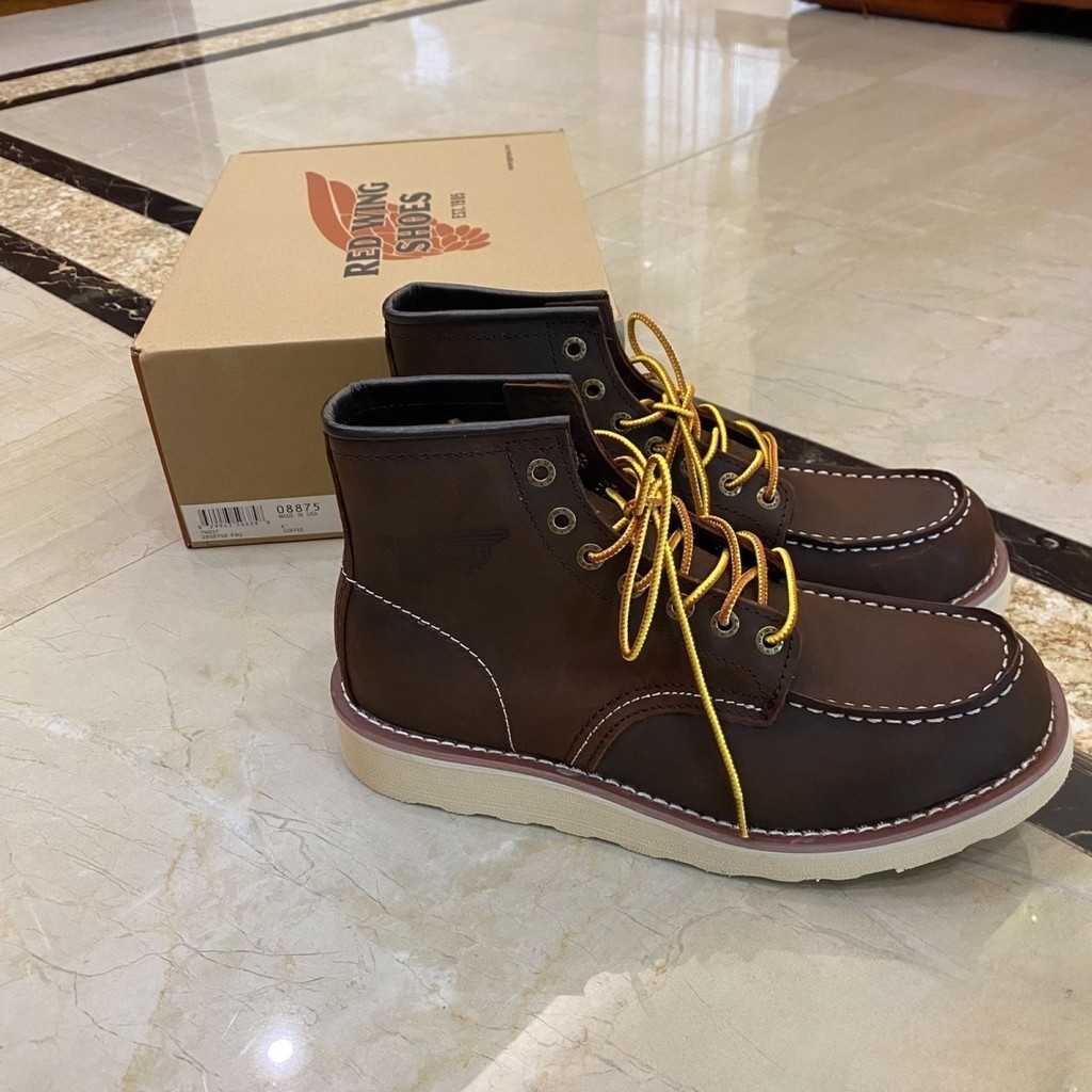 Red Wing 875 Work Dress Martin Shoes Sports Shoes Men Handmade American Style Match Easy Look