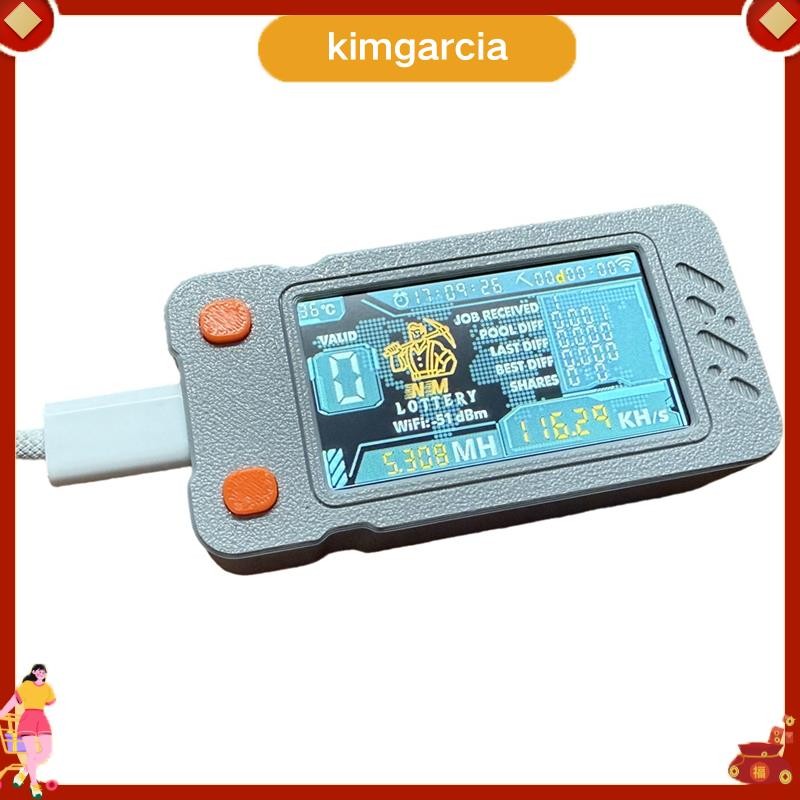kimgarcia อัพเกรด Nerdminer Miner 117KH/S พร้อมหน้าจอสี Mini Bitcoin BTC Miner BTC Solo Miner Nerd M