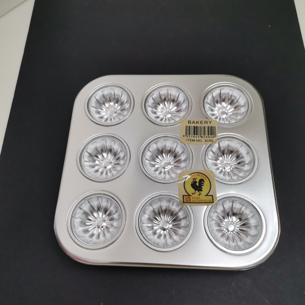 เค้กมัฟฟินอลูมิเนียม Acuan Kuih TIN 900 MUFFIN CUP 900F