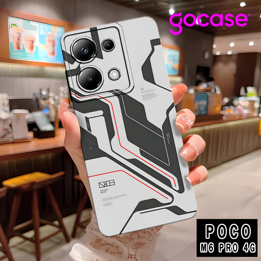 ( DTF 29 ) ยืดหยุ่นยาง softcase สําหรับ Poco x6 5G l Poco m6 pro 4G l Redmi note 13 pro 5G l Redmi n