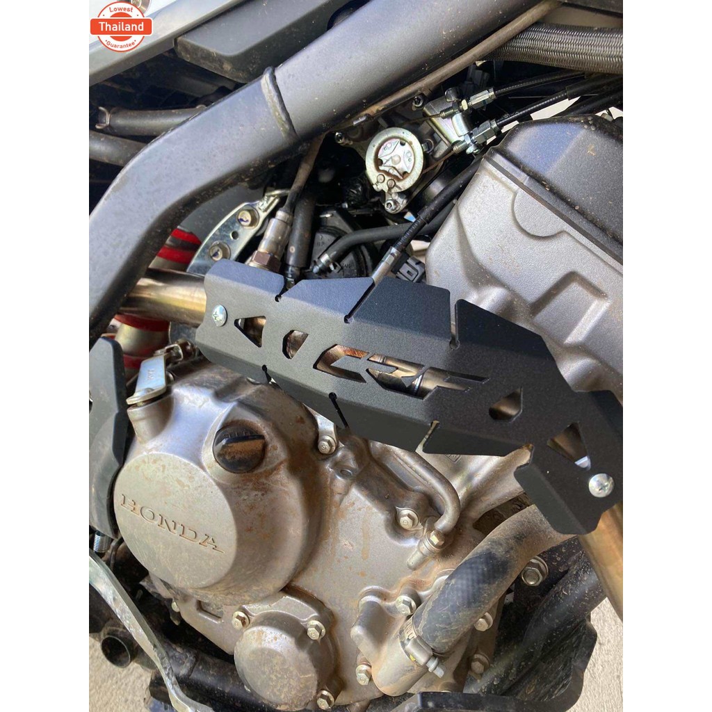 การ์ดท่อCRF250,CRF300L การ์กันร้อน วัสดุอลูมิเนียม หนา3มิล