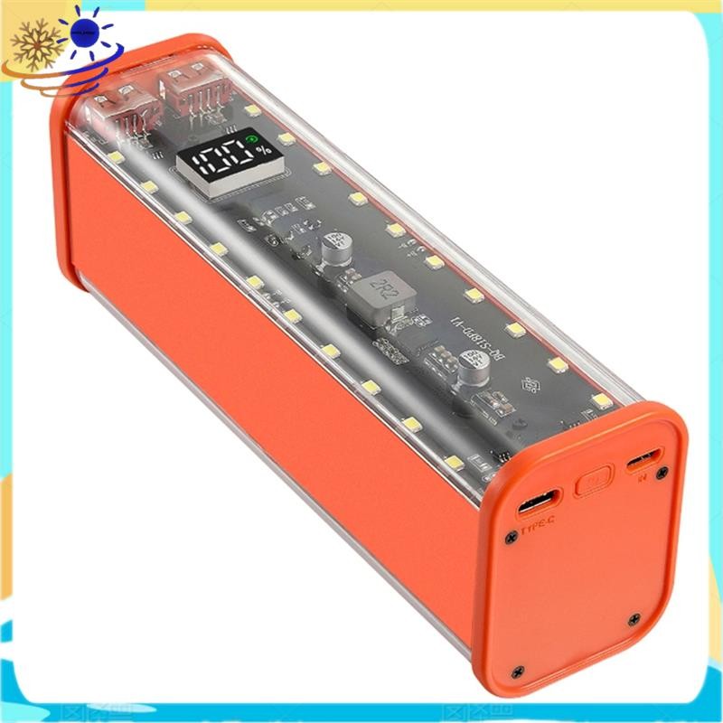 8ช่อง18650 ทําเอง กรณีธนาคารอํานาจชาร์จเร็วกรณีธนาคารอํานาจความจุขนาดใหญ่จอแสดงผลดิจิตอลการจัดเก็บแบตเตอรี่
