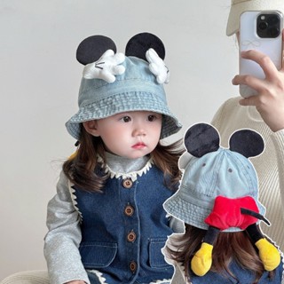หมวกคาวบอยมิกกี้น่ารักสำหรับเด็กอายุ 6 เดือน-5 ปี ในฤดูใบไม้…