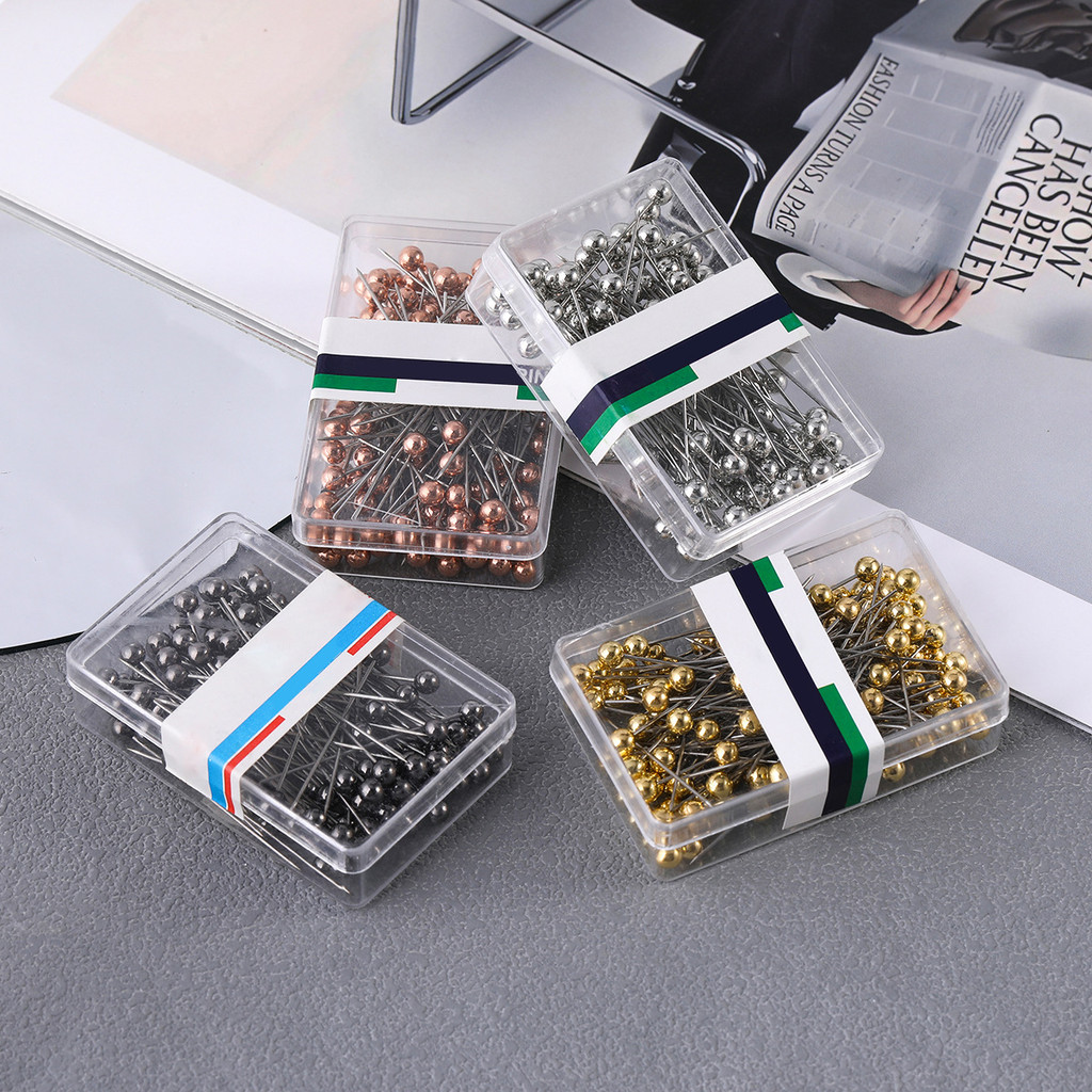 100ชิ้น/กล่อง38มิลลิเมตรยาวเข็มมุสลิมไม่เป็นสนิมและไม่เสียรูปง่าย ทําเอง เครื่องประดับอุปกรณ์เสริม