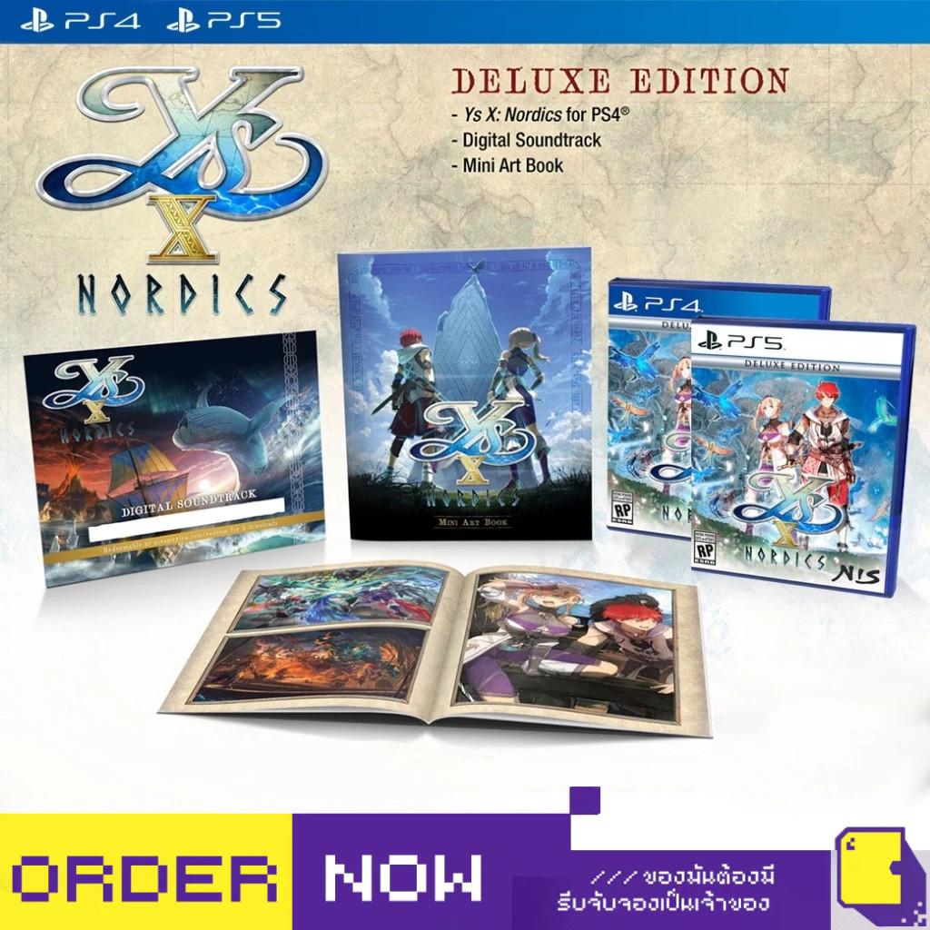 [+..••] พร้อมส่ง | PS4 / PS5 YS X: NORDICS (เกม PlayStation™ 🎮) | By ClaSsIC GaME