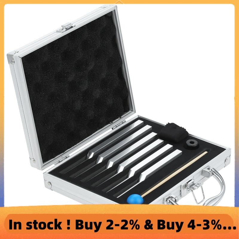 ชุดส้อมปรับแต่ง 6 ชิ้น (UT 496Hz, RE 417Hz, MI 528Hz, SOL 639HZ, FA741HZ, LA 8552HZ) อลูมิเนียมอัลลอ