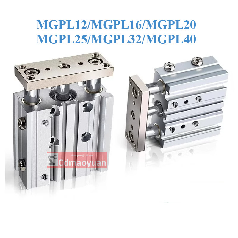 SMC กระบอกสามแกน MGPL12/MGPL16/MGPL20/MGPL25/MGPL32/MGPL40-20Z-30Z-40Z-50Z-75Z-100Z-125Z ยี่ห้อใหม่