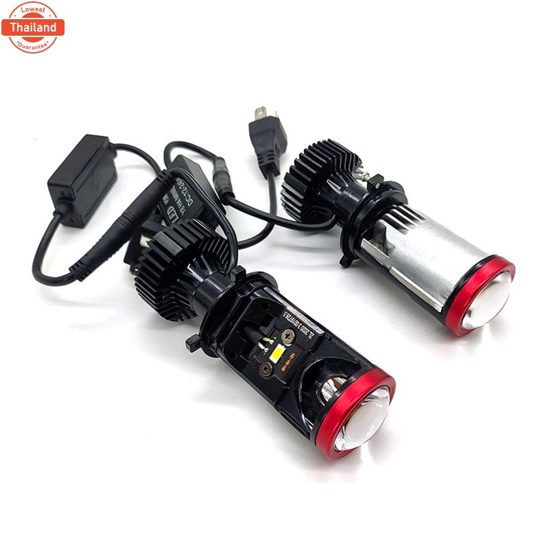 จัดส่งในกรุงเทพฯ1คู่ หลอดไฟหน้าLedมินิโปรเจคเตอร์ รุ่นY13 Y11 Y8 Y14 Y6 Y19 ขั้ว H4 RHD ไฟหน้าLED Mi