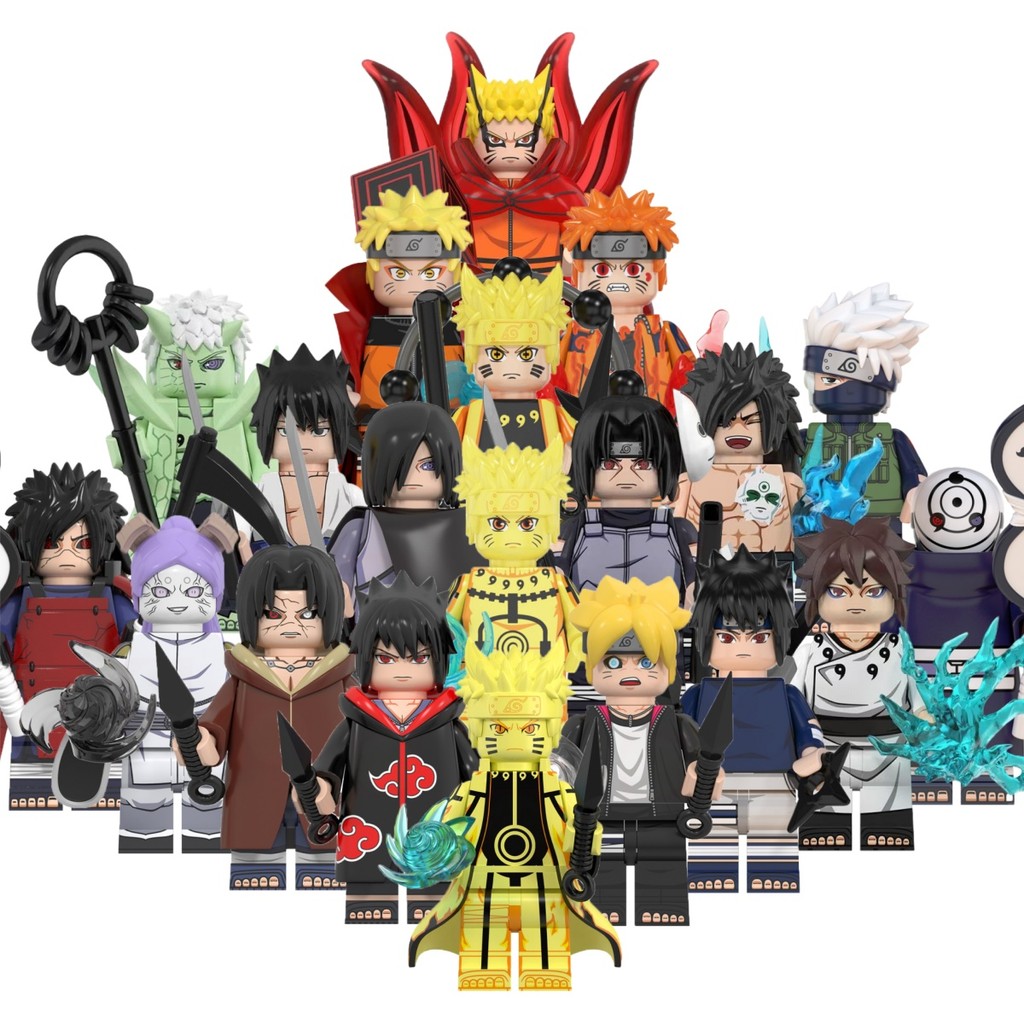 Naruto Action Figure Uchiha Sasuke Hatake Kakashi Ootutuki Hagoromo Uchiha Madara Uchiha ltachi Buil