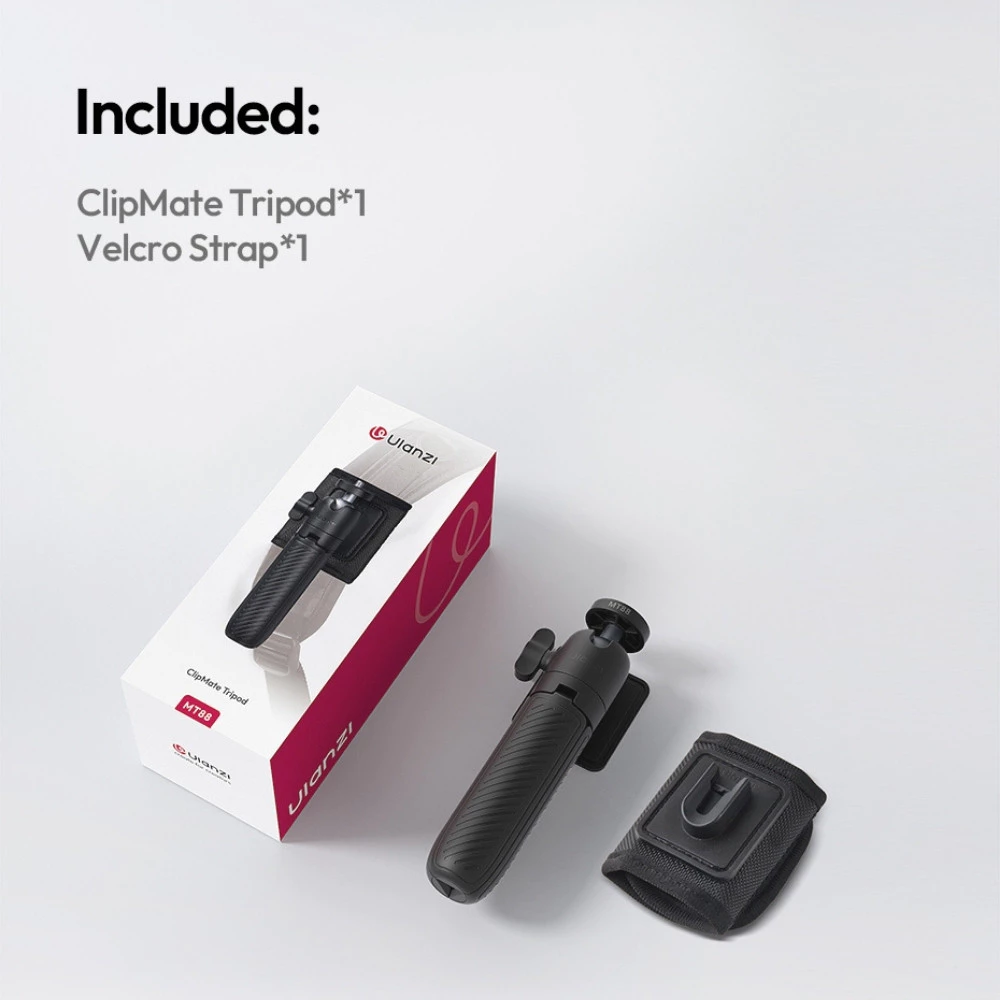 Ulanzi MT88 ขาตั้งกล้อง ไม้เซลฟี่ พร้อมสายรัดกระเป๋า ถ่าย POV รองรับ GoPro, Insta360 Luna, Pocket 4P thumbnail 9