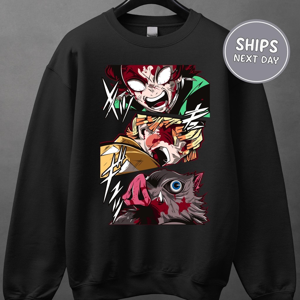 🍌 เสื้อฮู้ด Demon Slay Anime Hoodie เสื้อฮู้ด Slayer Anime Hoodie เสื้อฮู้ด Demon Anime Hoodie ของขว