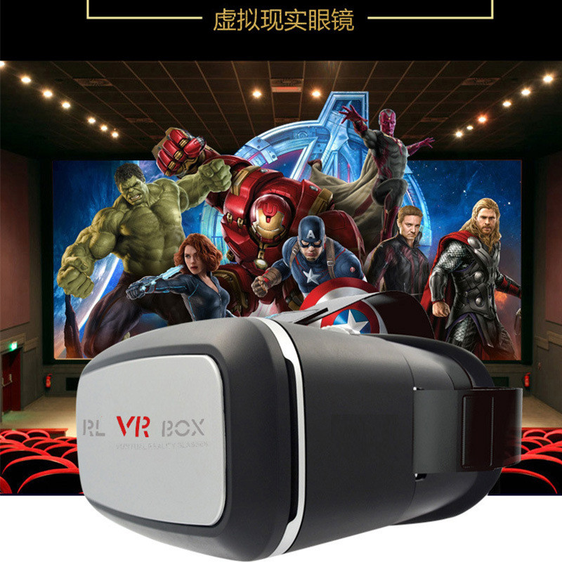 โรงงานขายตรงแว่นตา vr สไตล์ใหม่เสมือนจริงติดหัว VRbox 3d แว่นตา VRBOX หนึ่งชิ้นจัดส่งในนามของ