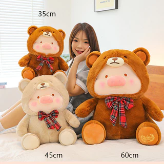 Aoduoyaya ตุ๊กตาหมู Teddy LuLu PIG ตุ๊กตายัดนุ่นรูปสัตว์ ของขวัญสําหรับเด็ก น่ารักมาก ปุยนุ่ม
