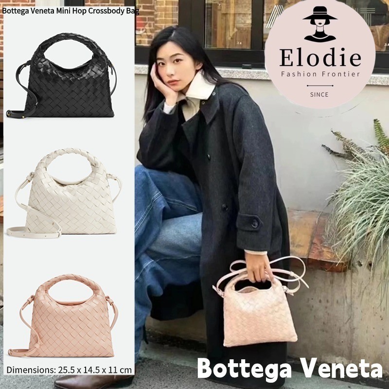 บอตเตก้า เวเนต้า Bottega Veneta Mini Hop Crossbody Bag กระเป๋าถือผู้หญิง BV