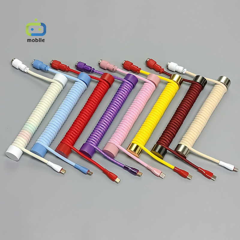 [maygood] Coiled Keyboard Cable Protection Rod Coiled Keyboard Cable Weight Rod Reel Stick Cable Org