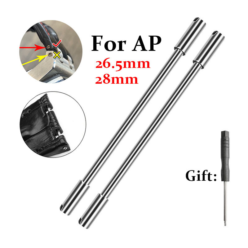 2pcs สกรู Pins สําหรับ Audemars Piguet Royal Oak Offshore นาฬิกาการเชื่อมต่อ Rod 26.5 มม.28 มม.สแตนเลสสตีลสกรู Link Pin นาฬิกาอุปกรณ์เสริม