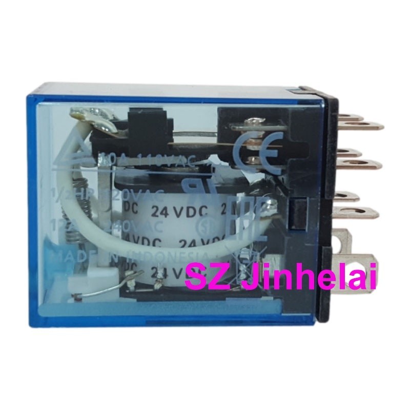 ❊10pcs Authentic Original  Omron LY2N-J(LY2NJ) 24VDC 220VAC 12VDC 8Pins Relays DC24V AC220V DC12V  1