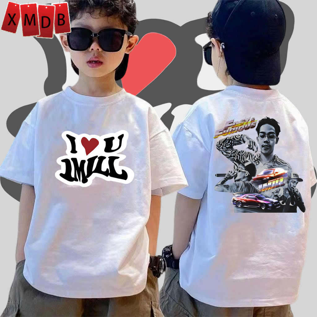 【พร้อมส่ง】เสื้อยืด เสื้อเด็ก I❤️U 1MILL Hiphop 1MILL PAIN KILLER 2 คาราบาว t shirt ผ้าคอตตอน ไม่หด 1