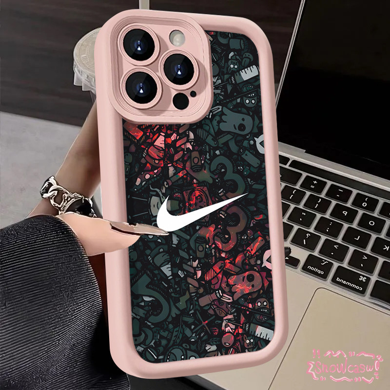เทรนด์แบรนด์ Nike Soft สุดเท่ เคสVIVO Y36 Y27 Y17s Y17 Y21 Y12s Y15 Y20 Y15s Y16 Y78 Y22 Y12i Y02 Y21s Y12 Y91 Y22s V27
