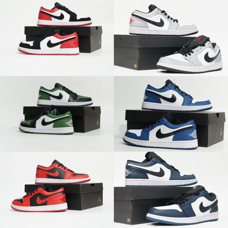 Naiji Nike Air Jordan 1 Low Black Toe vantel A Ori Premium SHOE