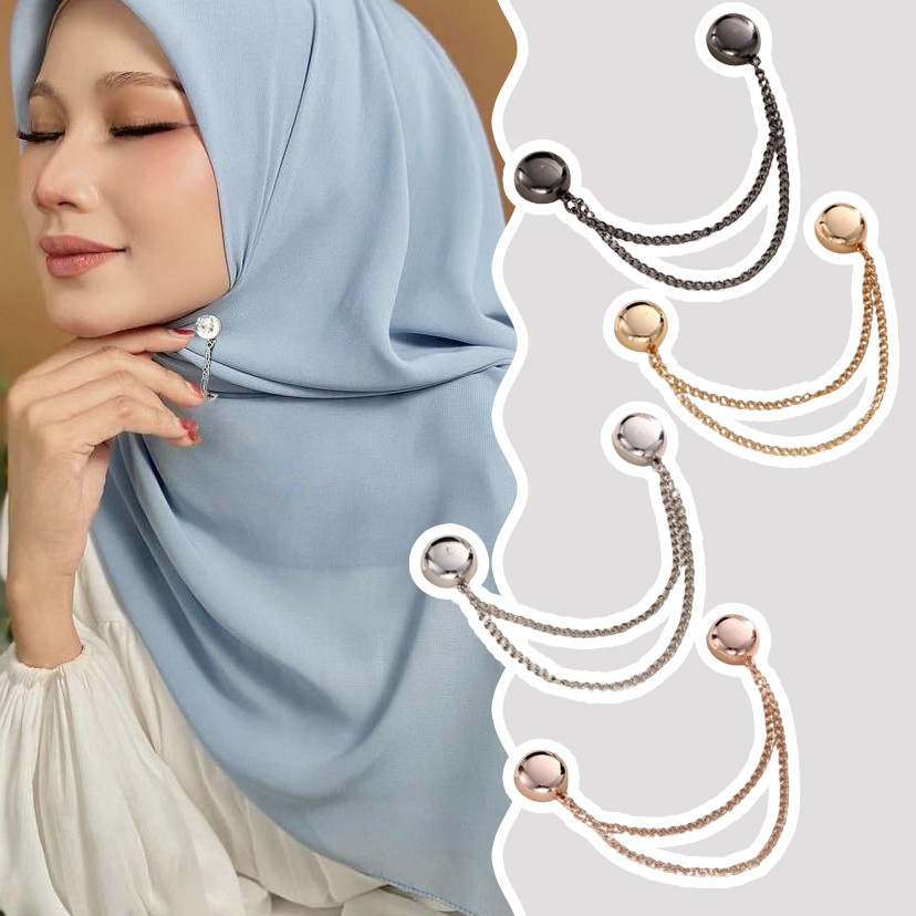 [หยุนหยวน] หัวเข็มขัดแม่เหล็กมุสลิม, การตรึงขากางเกงดูดแม่เหล็ก, ไม่ตอกตะปูแบบถอดได้, หัวเข็มขัดไร้ตะเข็บเพื่อเปลี่ยนขากางเกงและข้อ