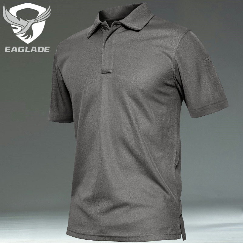 Eaglade Tactical Cargo Polo for Men Ixp สีเทา A01