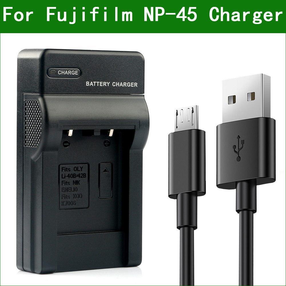 Charger NP-45 NP-45A NP-45B สําหรับ Fujifilm FinePix JV200 JV160 JV205 JV250 JV255 JX200 JX210 JX250