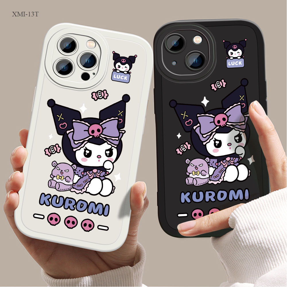 Xiaomi Redmi Note 9A 10 10S 13 13C 13T 11T 10T Poco M5S C65 X6 Mi Pro Plus 5G เคสซัมซุง การ์ตูน Kuromiเคส