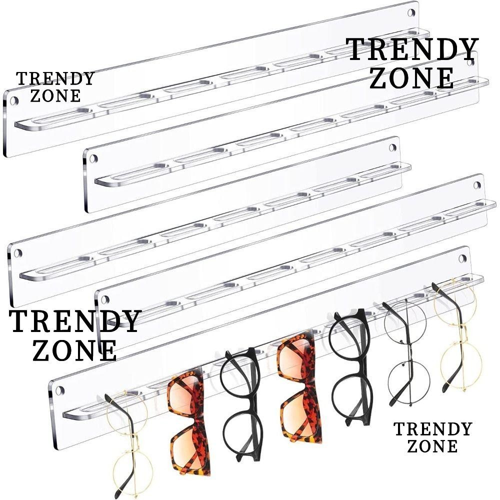 Trendyzone ที่ใส่แว่นตา, ออร์แกนแว่นกันแดดติดผนังอะคริลิค, ที่ใส่แว่นตาแบบแขวนแบบใสแว่นตากันแดด