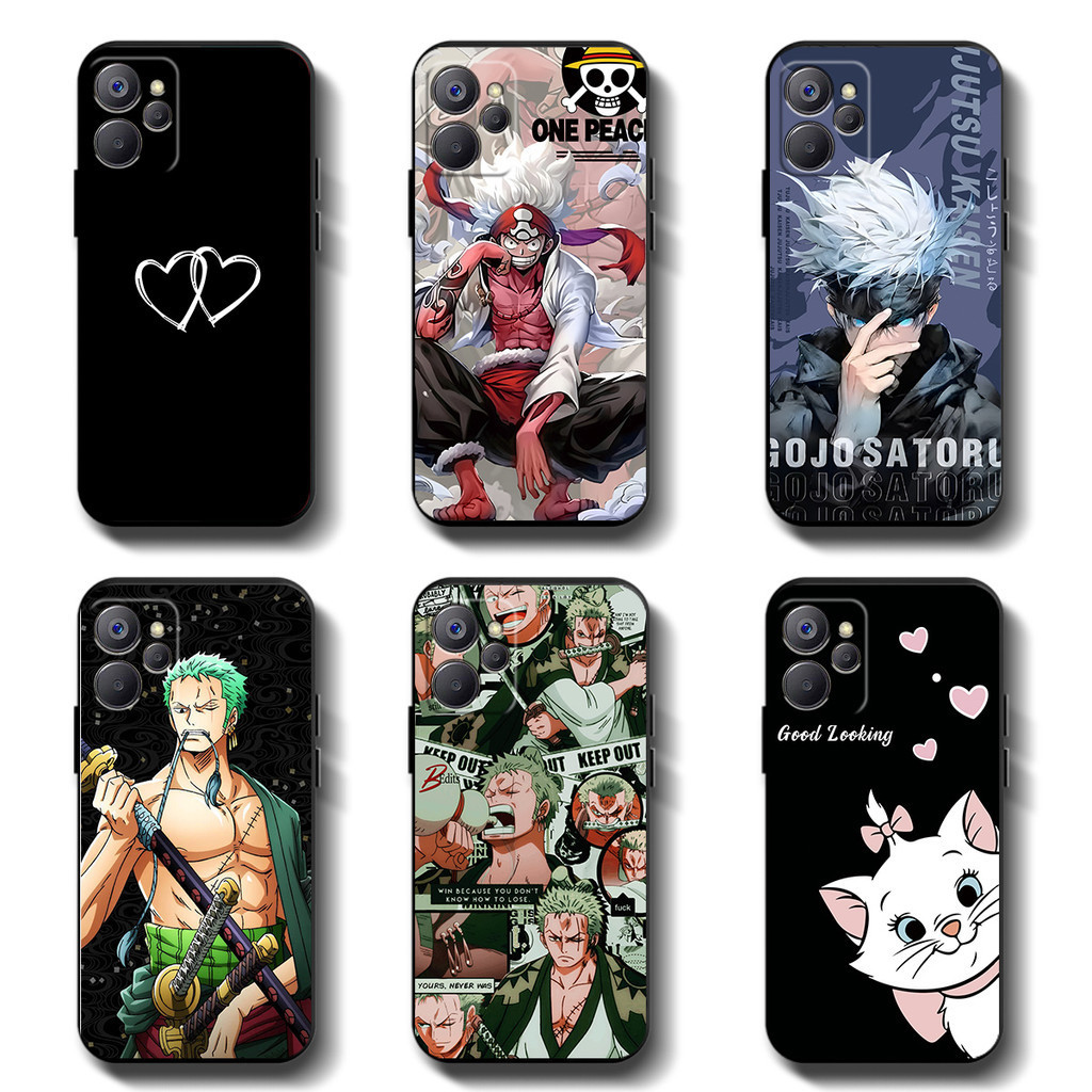 Softcase OPPO realme 9i 5g / realme 10 5g / realme 10t 5g Anticrack Casing คุณภาพสูง TPU cover Full Protection Silicon Black Rubber Case