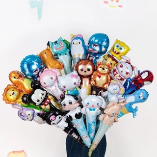 หวังเหม่ยลูกโป่งโปเกมอนลูกโป่ง Sanrio Kulomi Big Ears Super Flying Man ลูกโป่งมือถือบอลลูนบอลลูนไม้ tqy8