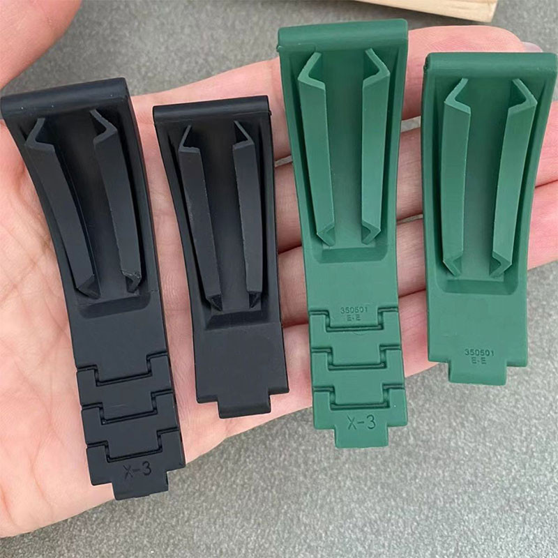 20 มม.สายนาฬิกาซิลิโคนสําหรับ Rolex GMT Submariner Oysterflex Daytona Diver ดําน้ําสีดําสีเขียวสีฟ้า Ghost Explorer ยาง Watchband สายรัดข้อมือผู้หญิงผู้ชายสร้อยข้อมือ