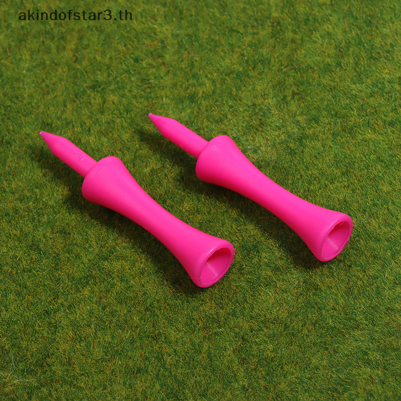 # Hot # 10 ชิ้น 60 มิลลิเมตรลูกกอล์ฟพลาสติก Step Down Golf Tees สําหรับไดร์เวอร์ Irons Hybrids Longer ระยะทางลดแรงเสียดทาน Golf Tee.