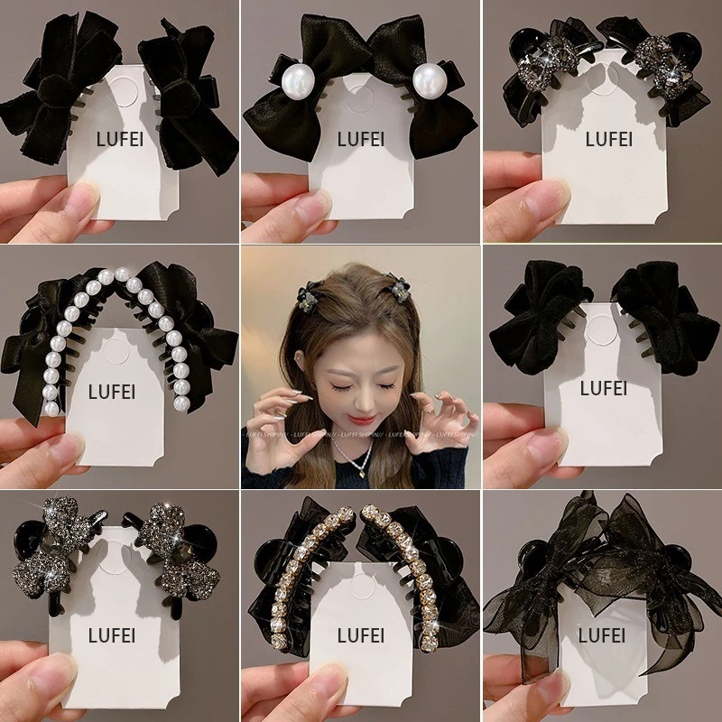 โบว์ขนาดเล็กสำหรับผมพร้อมคลิป - อุปกรณ์ประดับผม