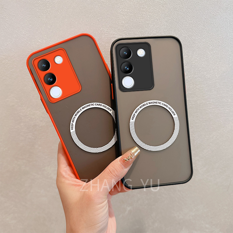 เคส VIVO V29 V29E V29 PRO เคสโทรศัพท์แม่เหล็กโปร่งใสฝ้าใหม่