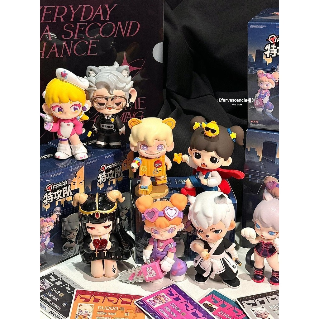 【พร้อมส่ง】dora dora animals dora tnt กล่องสุ่ม มาพร้อมอุปกรณ์ตุ๊กตาและของขวัญตุ๊กตา✨แท้💯Art toy-Zhou